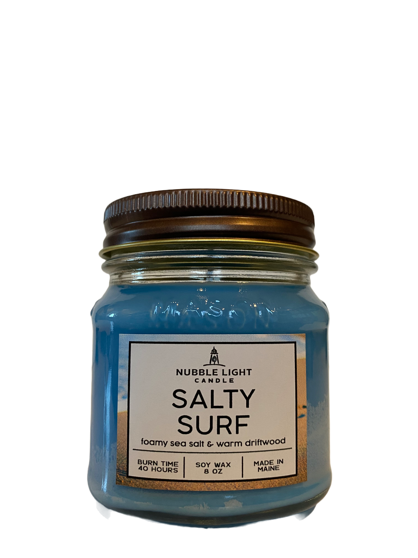 SALTY SURF 8oz. Scented Soy Candle