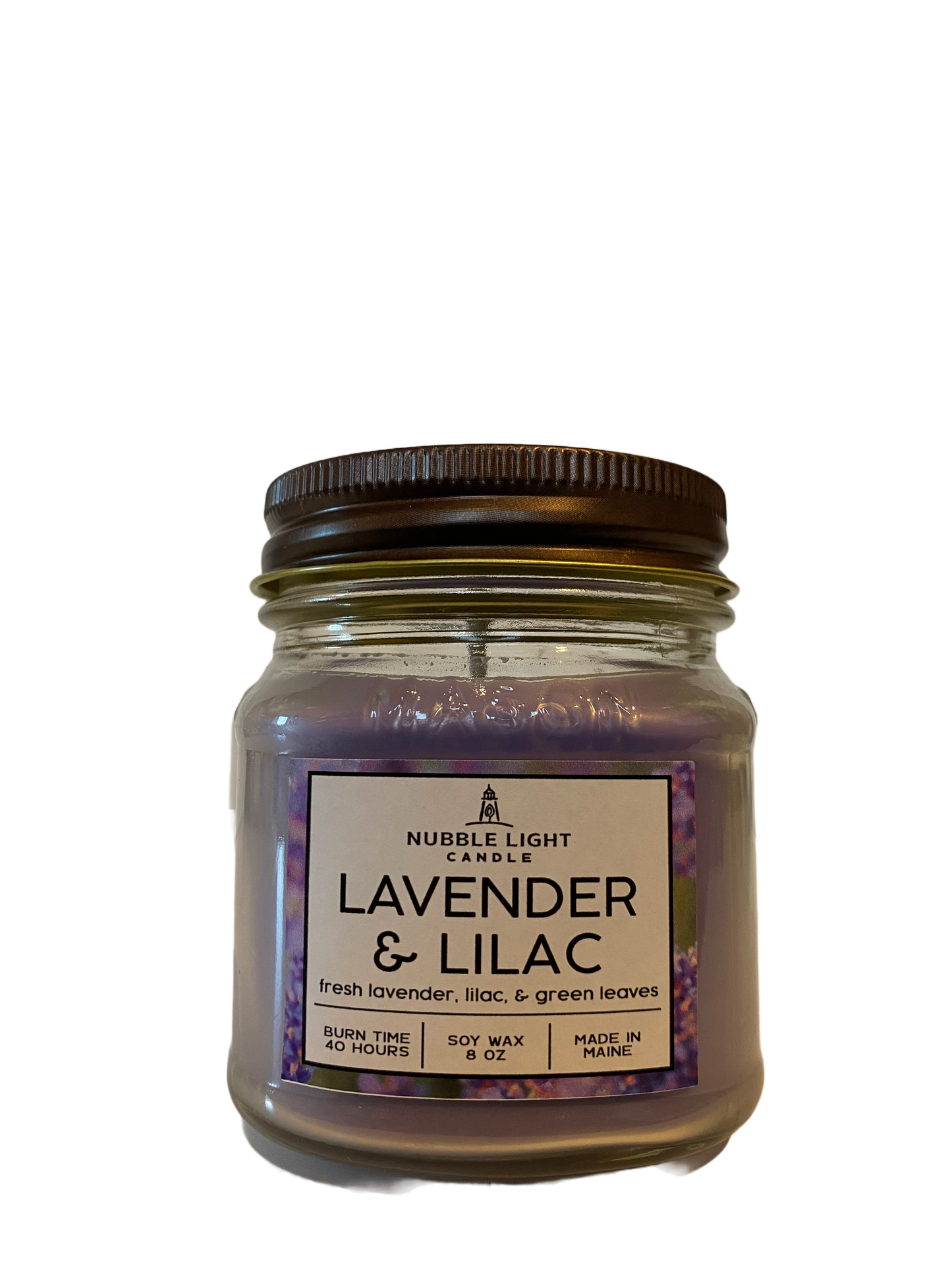 LAVENDER & LILAC 8oz. Scented Soy Candle