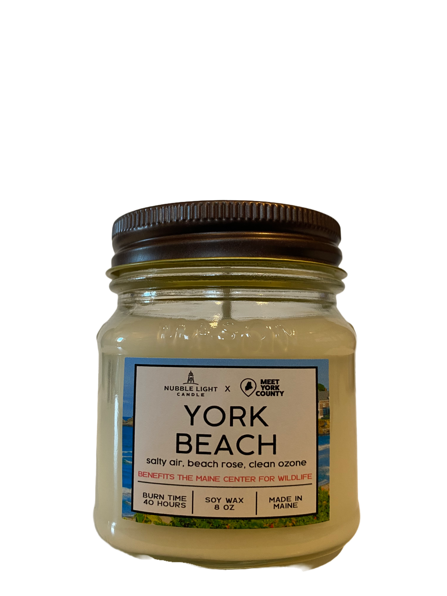 YORK BEACH 8oz. Scented Soy Candle