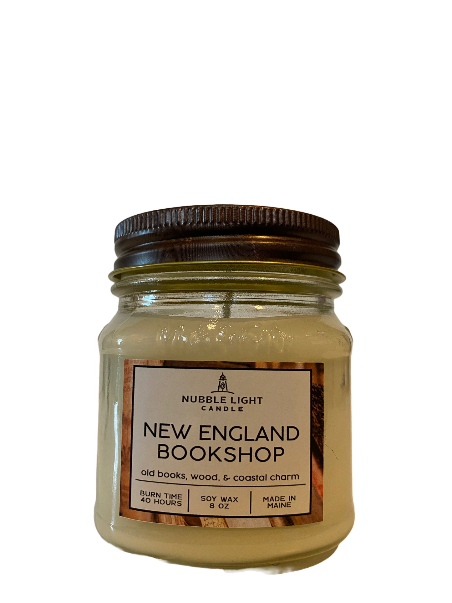 NEW ENGLAND BOOKSHOP 8oz. Scented Soy Candle