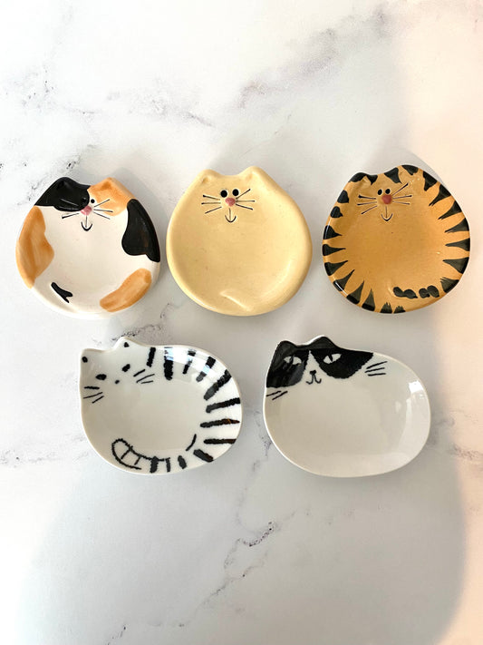 Small Ceramic Cat Dish