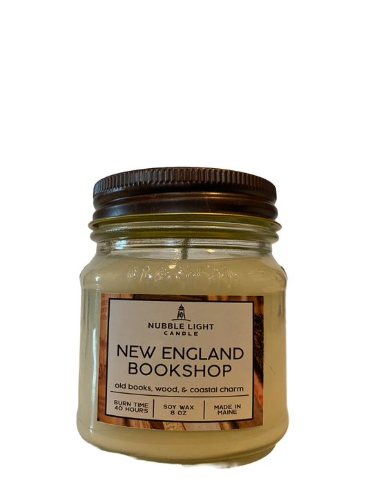 NEW ENGLAND BOOKSHOP 8oz. Scented Soy Candle