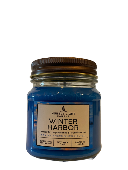 WINTER HARBOR 8oz. Scented Soy Candle