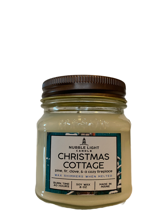 CHRISTMAS COTTAGE 8oz. Scented Soy Candle