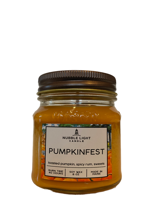 PUMPKINFEST 8oz. Scented Soy Candle