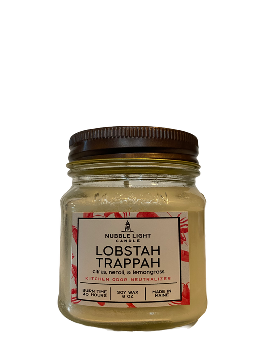 LOBSTAH TRAPPAH - KITCHEN ODOR NEUTRALIZER 8oz. Scented Soy Candle