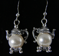 Pearl Tiny Teapot Earrings