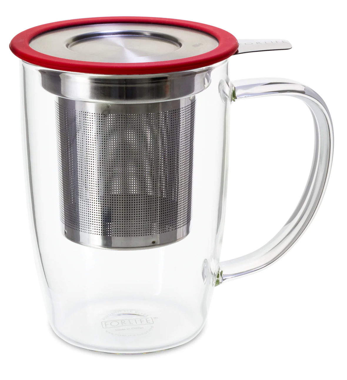 NewLeaf Glass Mug with Infuser & Lid