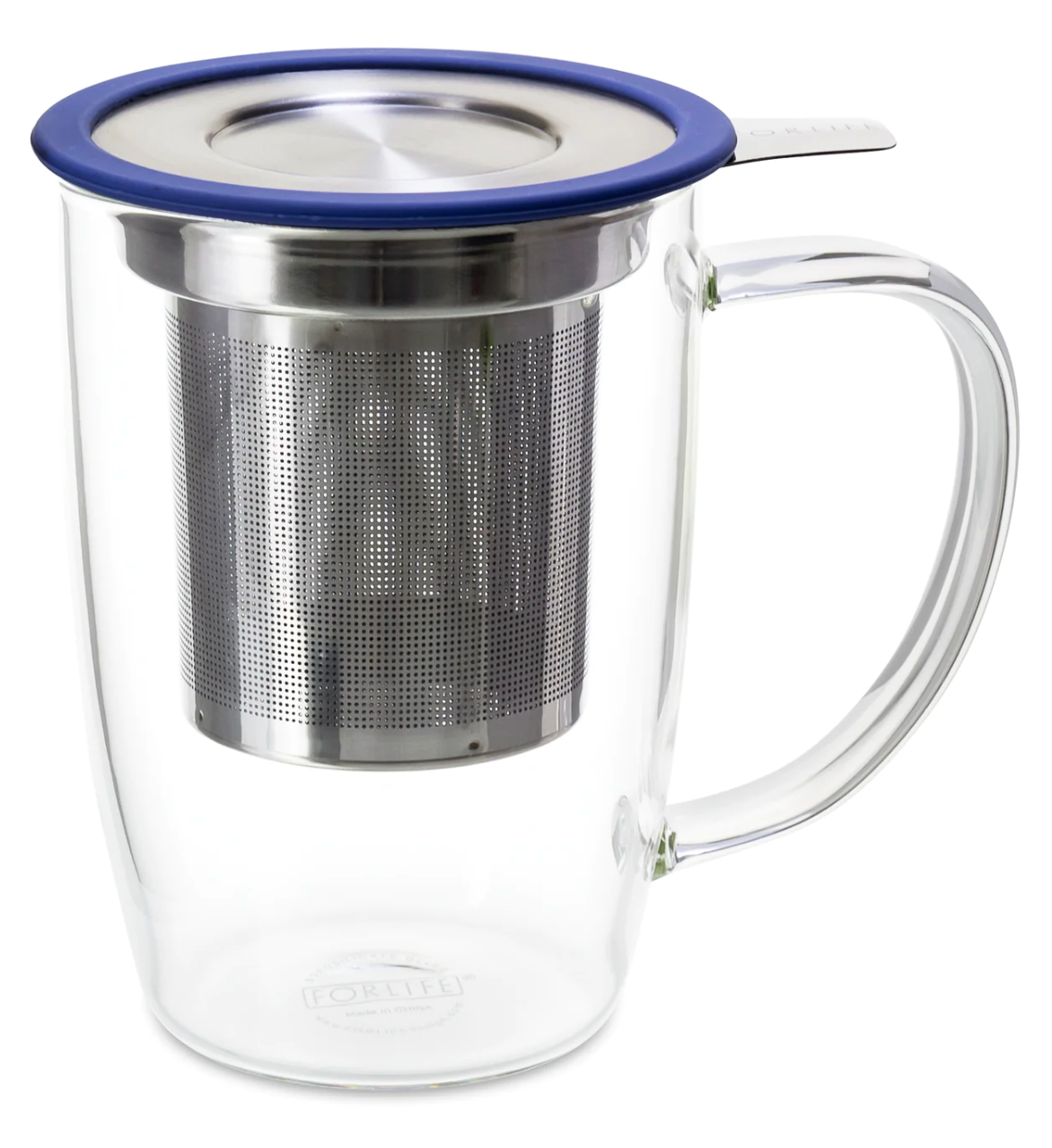 NewLeaf Glass Mug with Infuser & Lid