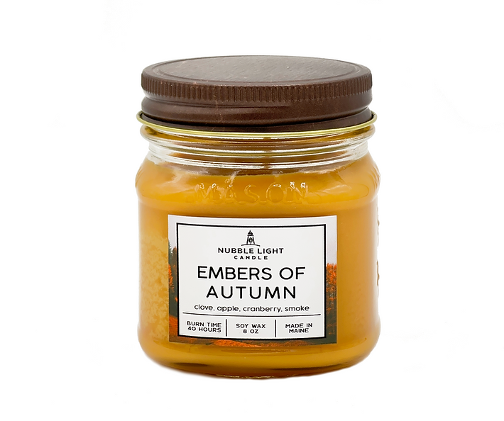 EMBERS OF AUTUMN 8oz. Scented Soy Candle