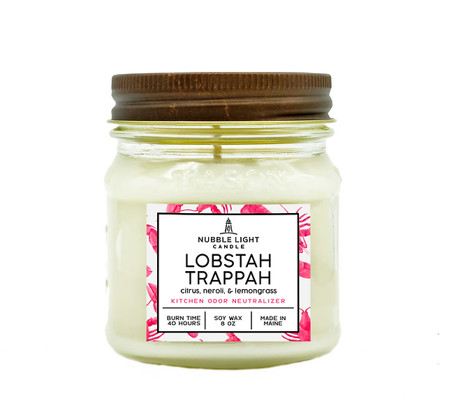 LOBSTAH TRAPPAH - KITCHEN ODOR NEUTRALIZER 8oz. Scented Soy Candle
