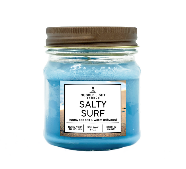 SALTY SURF 8oz. Scented Soy Candle